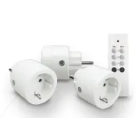 Set priza inteligenta, Telldus, 3680W, 30m, telecomanda, 3bucati