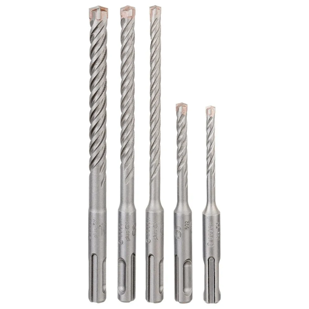 Set burghie pentru gaurire cu percutie SDS plus-5X 5 6 6 8 10mm set 5 buc. Bosch - 1