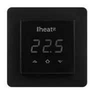 Termostat Heatit, Z-Wave, 16A, IP20, negru