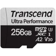 Memory Card microSDXC Transcend 340S 256GB, Class 10, UHS-I U3, V30, A2 + Adaptor SD Transcend - 1