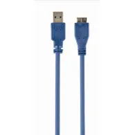 Cablu USB-A 3.0- micro USB-B, 1.8m, albastru