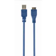 Cablu USB-A 3.0- micro USB-B, 1.8m, albastru