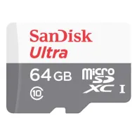 Memory Card microSDXC SanDisk Ultra 64GB, Class 10, UHS-I + Adaptor SD Sandisk - 1