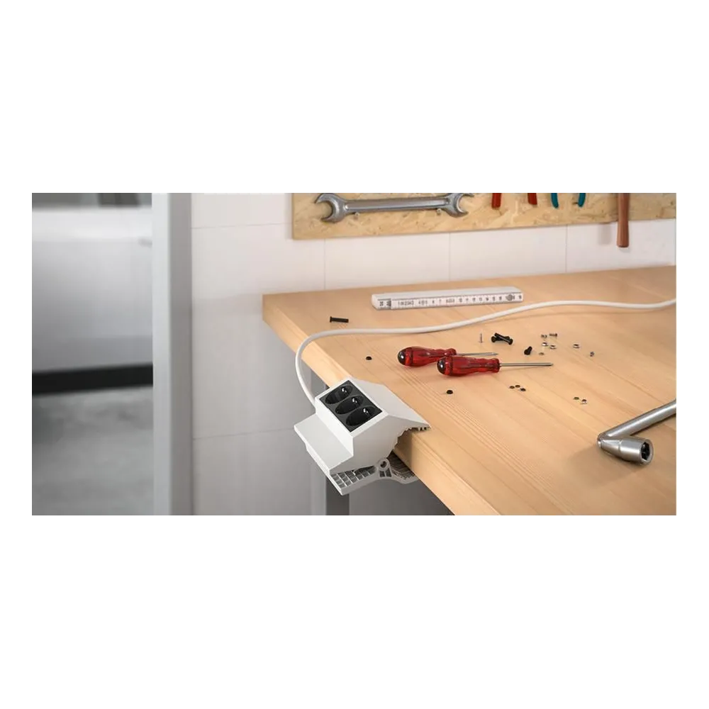 Prelungitor bachmann 3 prize 1.5m tip schuko16a/250 v | ip20