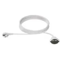 Cordon fisa schuko+priza h05vv-f 3g1.5 5m alb cu prot pt