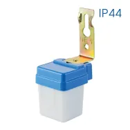 Senzor crepuscular aplicat vivalux delta 230v 6a ip44 35.5x44.1x46mm alb