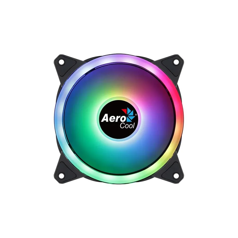 Ventilator aerocool duo 12 120mm iluminare argb iluminare led argb
