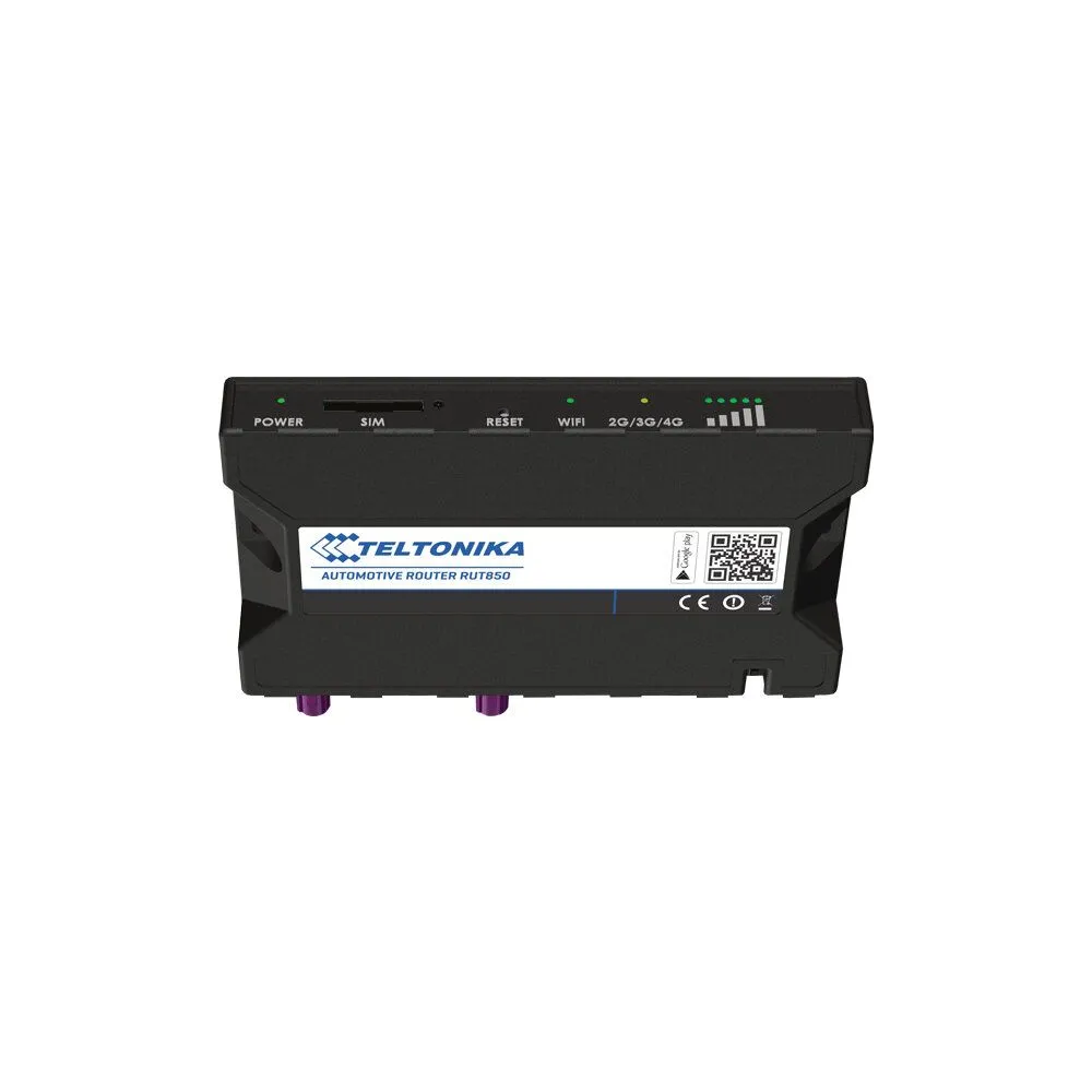 Router wireless TELTONIKA RUT850 Single-band (2.4 GHz) 3G 4G Black Teltonika networks - 1