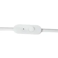 Casti logilink cu fir standard utilizare multimedia smartphone microfon pe fir conectare prin jack 3.5 mm alb hs0029 (include tv