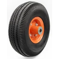 Roata roaba - tt - rulment - mixt - 3.50-4 6pr (ax16mm)