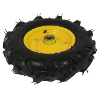 Roata roaba - tt - ax 20mm - rulment - crampoane -4.00-8 4pr