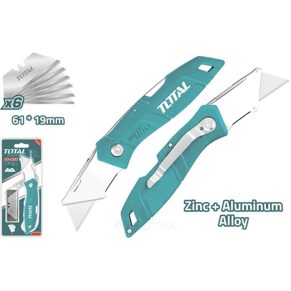 Total - cutter pliabil - 61mmx19mm ss
