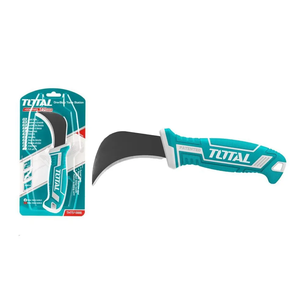 Total - cutit curbat 180mm
