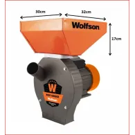 Wolfson - moara pentru cereale si stiuleti de porumb mcr-1- 2700w