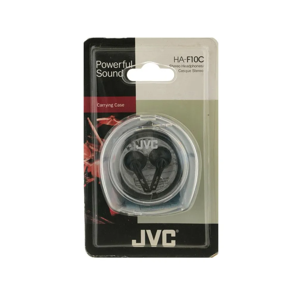 Casti audio JVC HA-F10C, negru