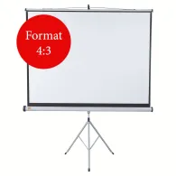 Ecran proiectie  nobo manual format 4 : 3 fixare trepied 175 x 132 cm 1902396 Nobo - 1