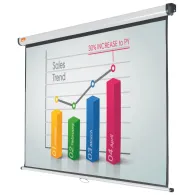 Ecran proiectie  nobo manual format 4 : 3 fixare perete | tavan 150 x 114 cm 1902391 Nobo - 1