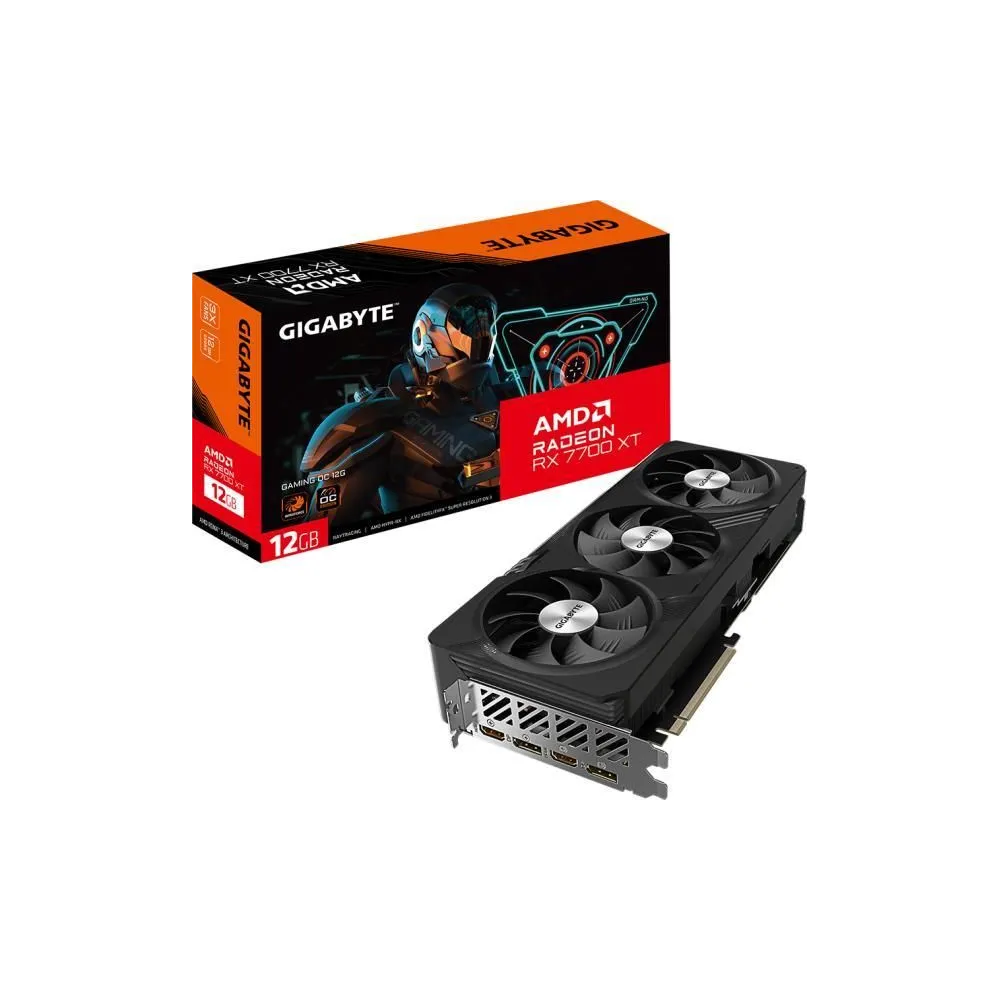 Placa video Gigabyte Radeon RX 7700XT, 12GB, 192biti