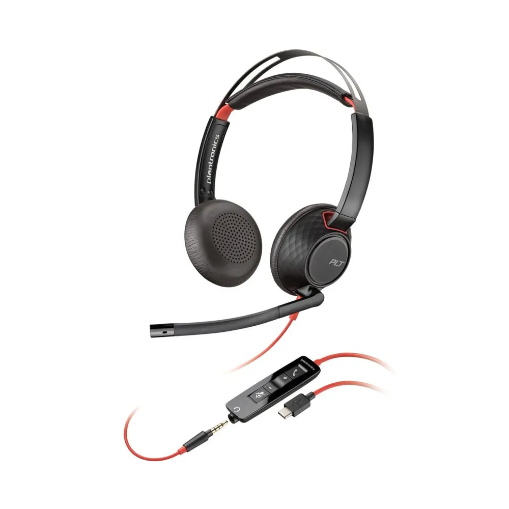 Casti plntr blkwc5220usb-a 207576-201 207576-201 (include tv 0.8lei) Poly - 1