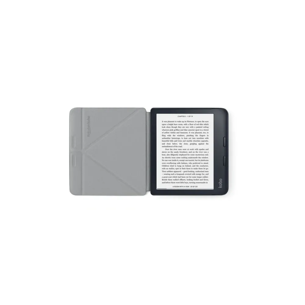 Kobo libra 2 sleepcover case grey n418-ac-gy-o-pu