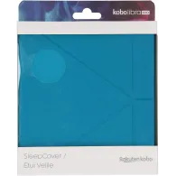 Husa ereader compatibil kobo libra h2o piele pu albastru n873-ac-aq-e-pu