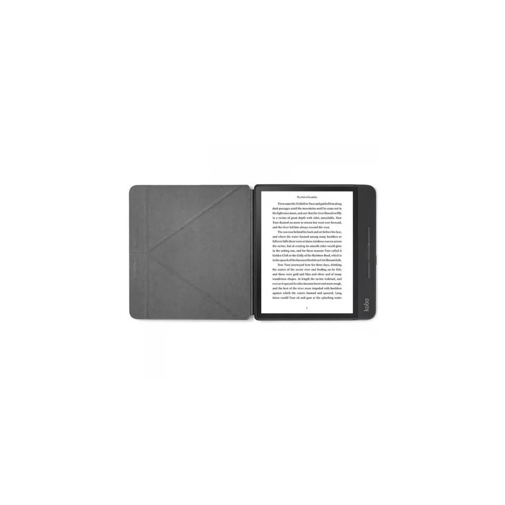 Husa ereader compatibil kobo libra h2o piele pu negru n873-ac-bk-e-pu