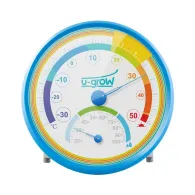 Termometru si higrometru albastru u-grow u201th-b