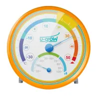 Termometru si higrometru orange u-grow u201th-o