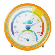 Termometru si higrometru orange u-grow u201th-o