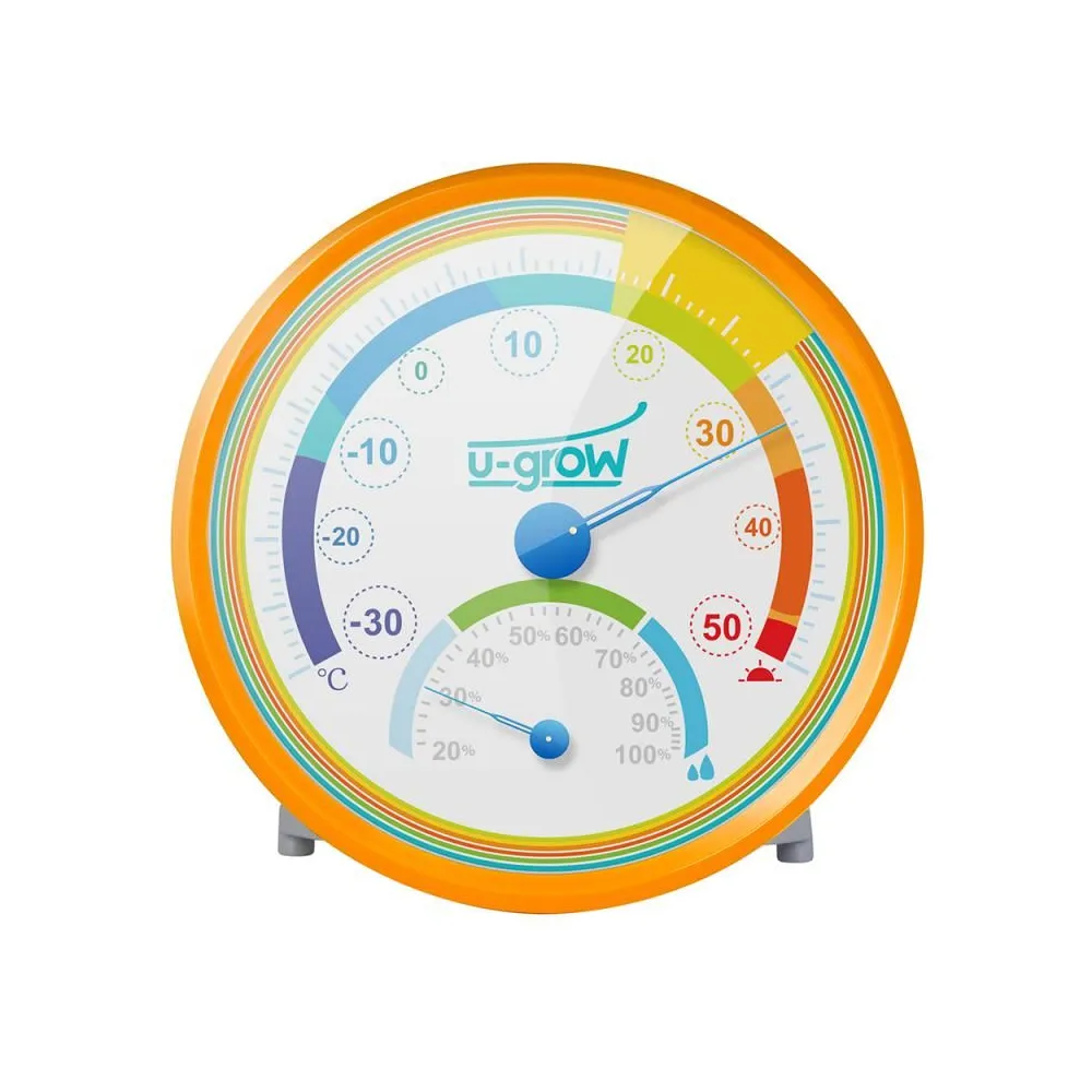 Termometru si higrometru orange u-grow u201th-o