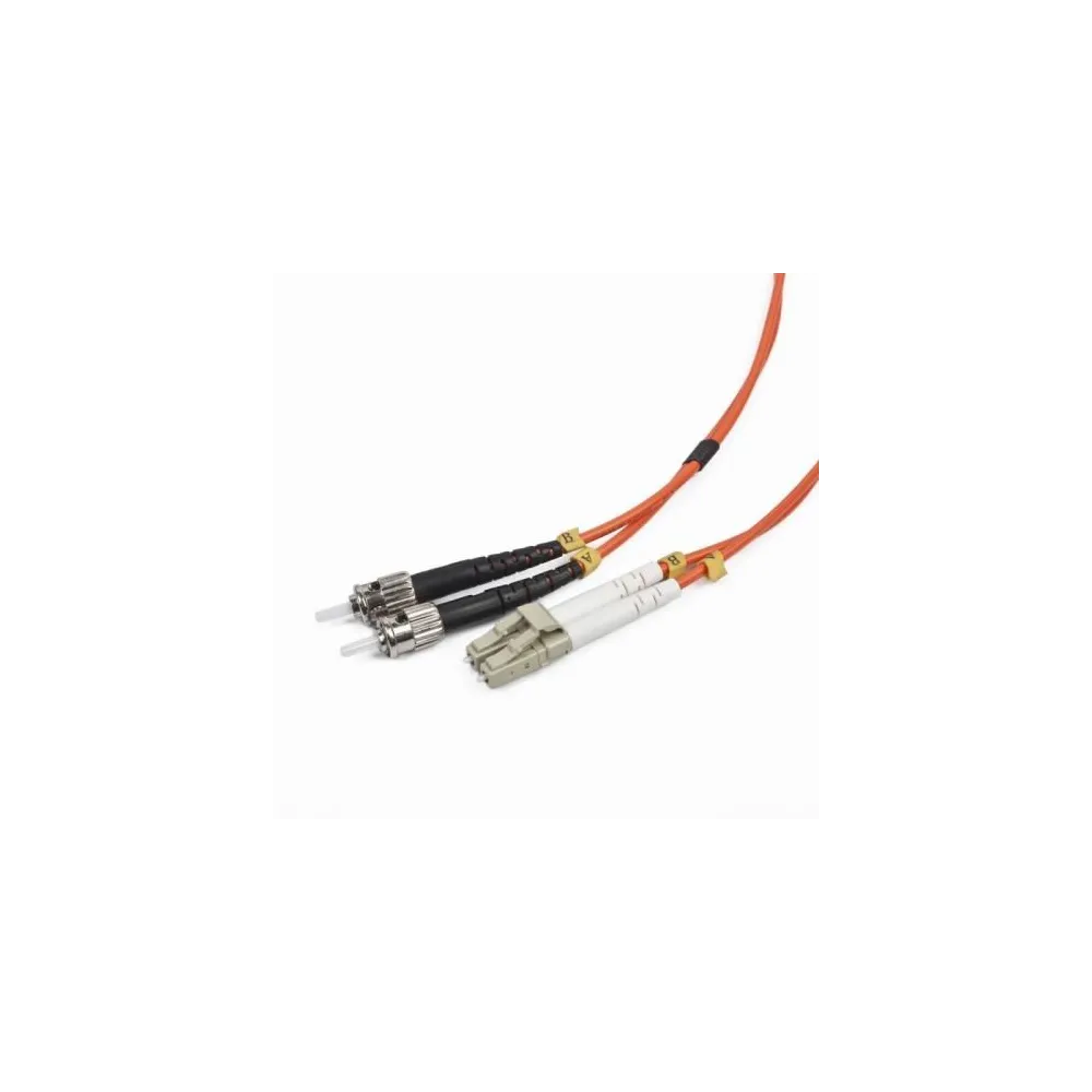 Patch Cord Fibra Optica Gembird, duplex multimode, 1m, conectori LC-ST Gembird - 1