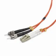 Patch Cord Fibra Optica Gembird, duplex multimode, 10m, conectori LC-ST Gembird - 1