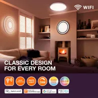 Aplica led pentru baie ledvance orbis disc bar crom 7w