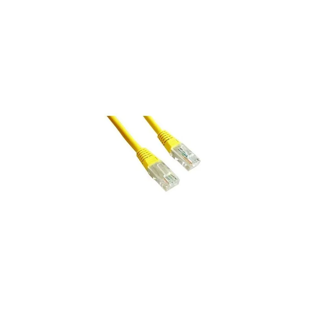 Patch cord cat. 5E, 1m, Gembird, PP12-1M/Y, Yellow Gembird - 1