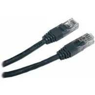 Patchcord Gembird PP12-0.5M/B, UTP, Cat5e, 0.5m, Black Gembird - 1