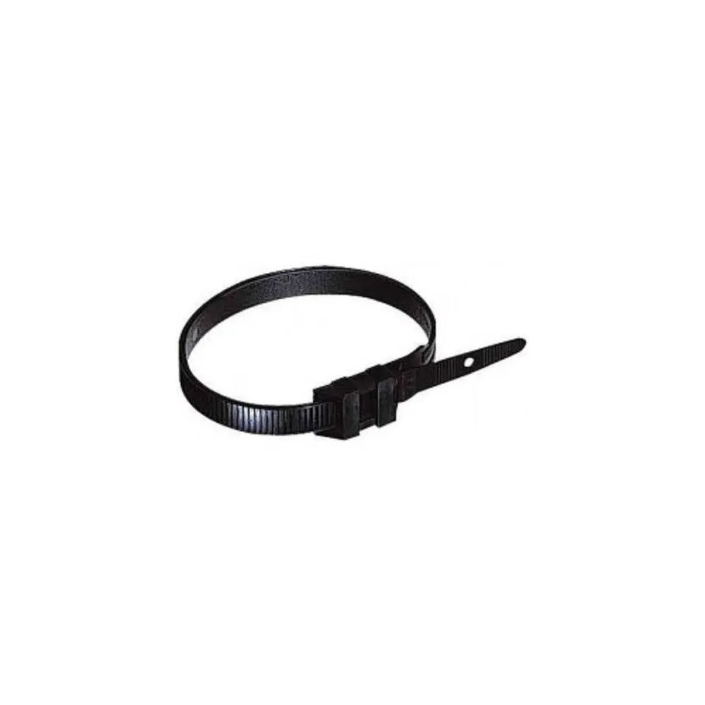 Brida plastic 78 x 180 black (100buc) - elematic 5323