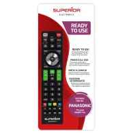 Telecomanda universala superior compatibila televizoare panasonic bateriile (2 x aaa) nu sunt incluse negru suptrb011 (timbru