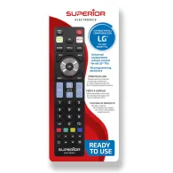 Telecomanda universala superior compatibila televizoare lg bateriile (2 x aaa) nu sunt incluse negru suptrb007 (timbru verde