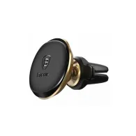 Suport auto baseus os pt. smartphone fixare grilaj ventilatie magnetic 2 x clips cablu auriu sugx020015 -