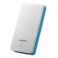 Power bank adata 20.100 mah usb 2.0 x 2 incarcare prin micro-usb 5 v 2.1 a alb-albastru ap20100-5v-cwhbl (timbru verde 0.18 l