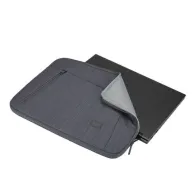Husa case logic notebook 15.6 inch polyester 1 compartimentbuzunar frontal black huxs215 graphite / 3204645