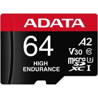 Card microsd adata 64 gb microsdxc clasa 10 standard uhs-i u3 ausdx64gui3v30sha2 (include tv 0.03 lei) Adata - 1