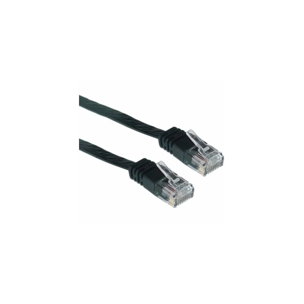 Patchcord, Cat5E, UTP, 3m, Black Gembird - 1