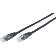 Patch cord Gembird PP12-5M/BK UTP, cat. 5E, 5m, Black Gembird - 1