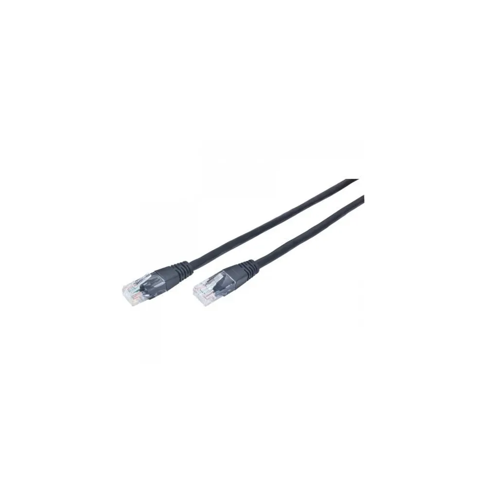 Patch cord Gembird PP12-5M/BK UTP, cat. 5E, 5m, Black Gembird - 1