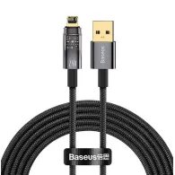 Cablu alimentare si date baseus explorer fast charging data cable pt. smartphone usb la lightning iphone 2.4a 1m auto power-o