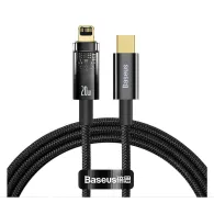 Cablu alimentare si date baseus explorer fast charging data cable pt. smartphone usb type-c la lightning iphone 20w 2m auto p