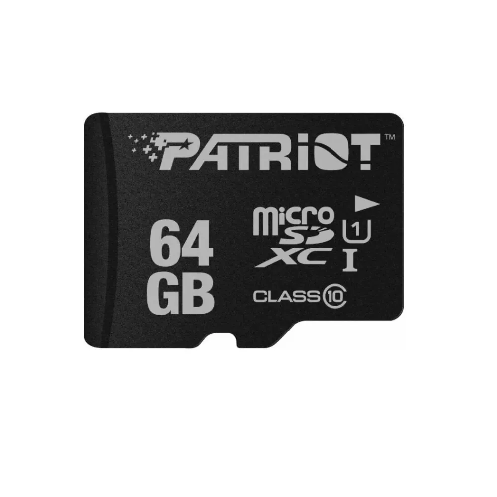 Card microsd patriot 64 gb microsdxc clasa 10 standard uhs-i u1 psf64gmdc10 (include tv 0.03 lei) Patriot - 1