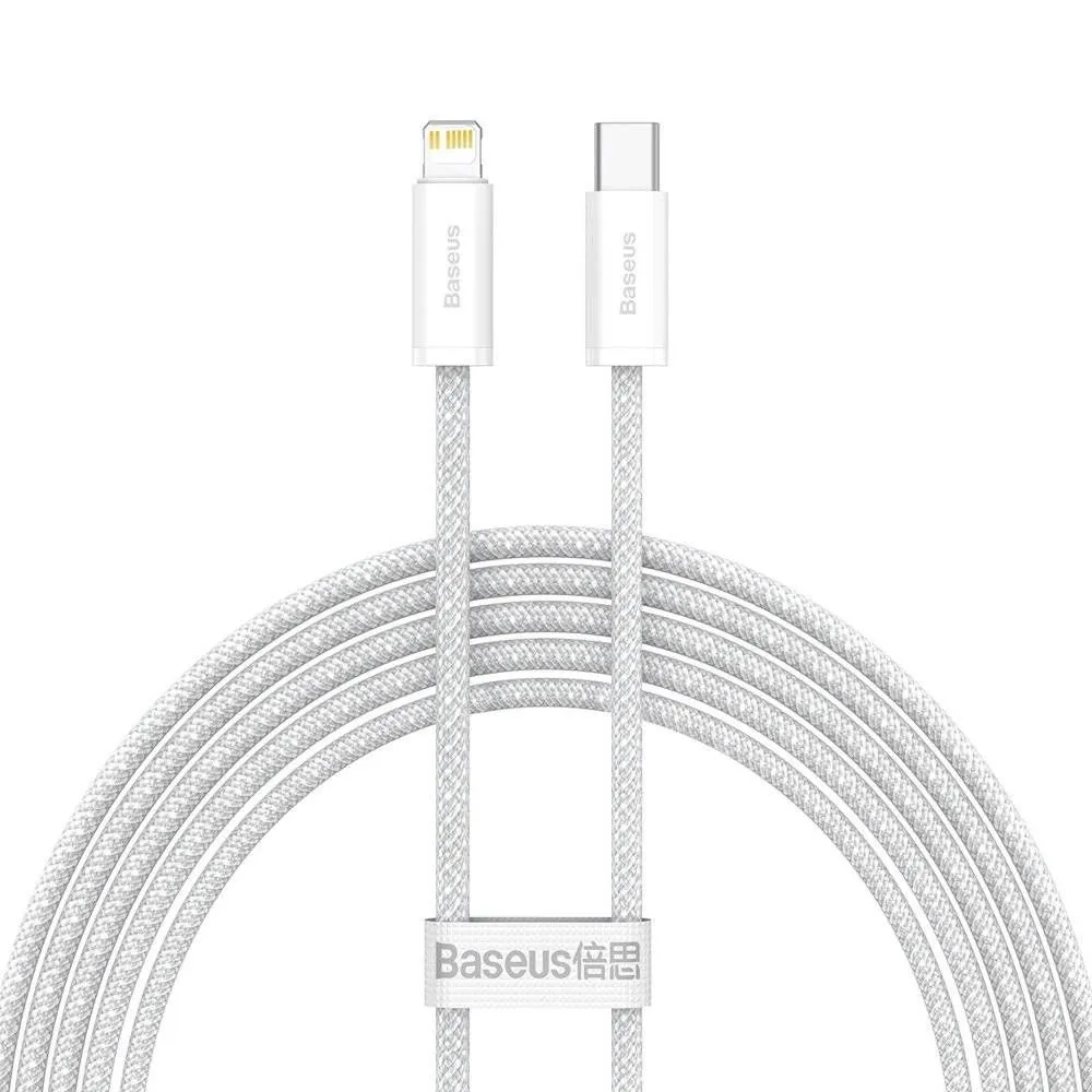 Cablu alimentare si date baseus dynamic fast charging data cable pt. smartphone usb type-c la lightning iphone pd 20w braided