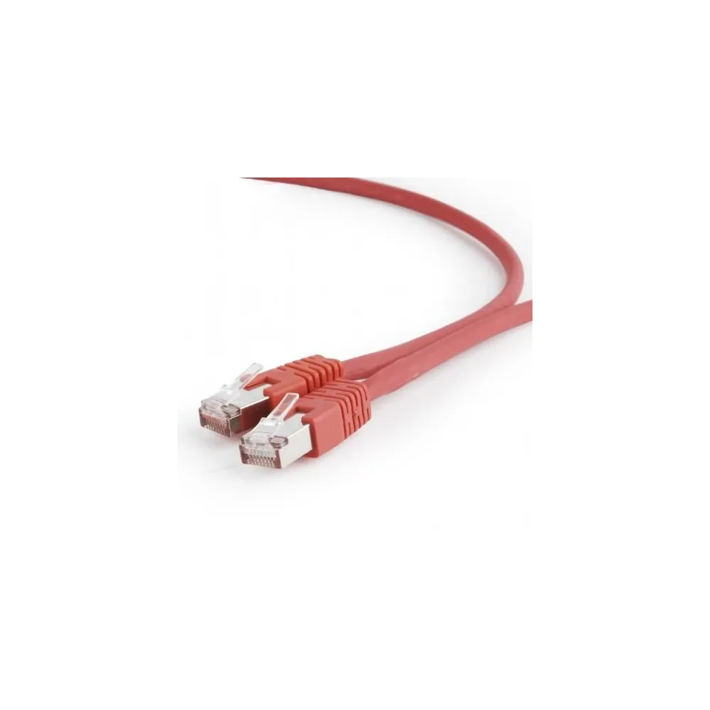 Patchcord Gembird PP12-5M/R, UTP, Cat5e, 5m, Red Gembird - 1